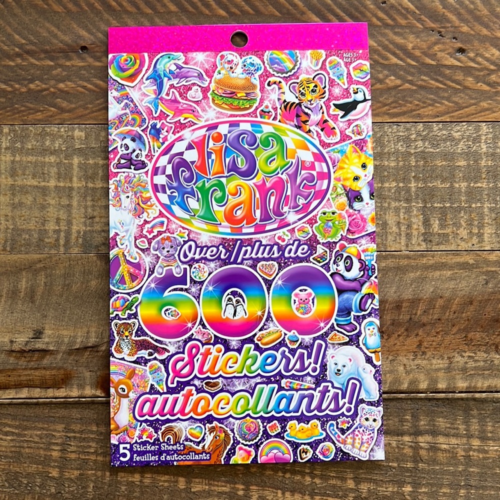 NWT Lisa Frank 600 stickers